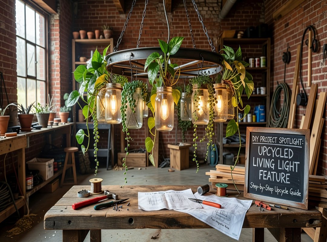 DIY Project Spotlight: The Upcycled 'Living Light' Feature